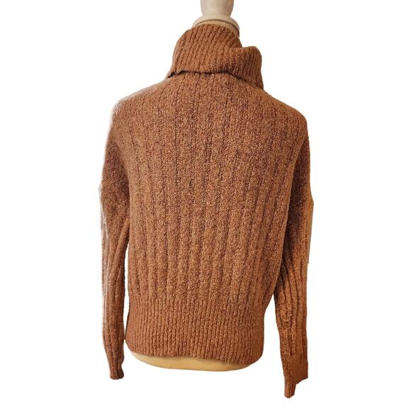 William Rast Women's Multicolor Heathered Turtle Neck Wool Blend Sweater Medium - Picture 3 of 7